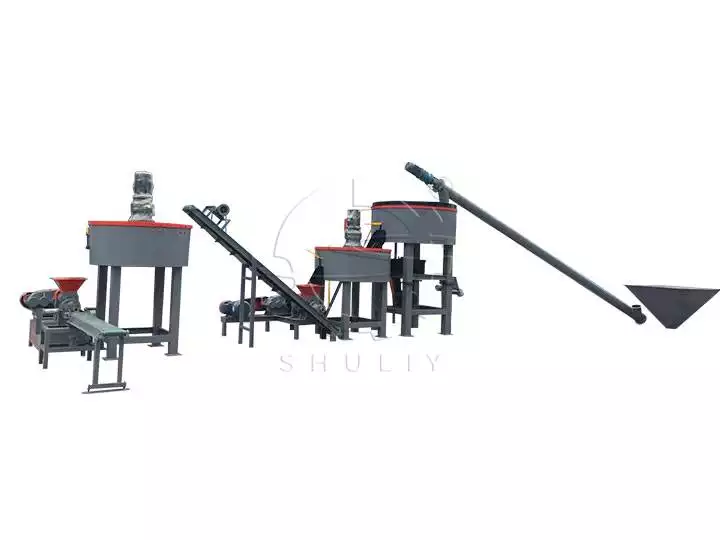 charcoal briquettes production line