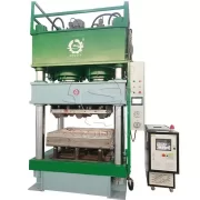 compressed wood pallet machine