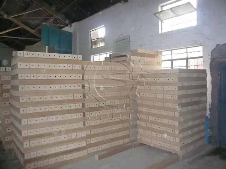 blocs de palettes en bois