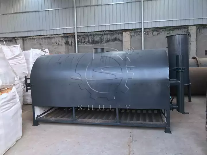 four de carbonisation horizontal