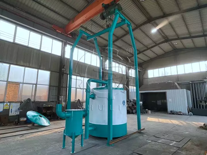 vertical carbonization furnace