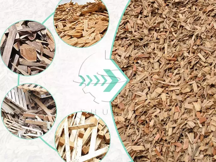 applications of waste wood crusher machine