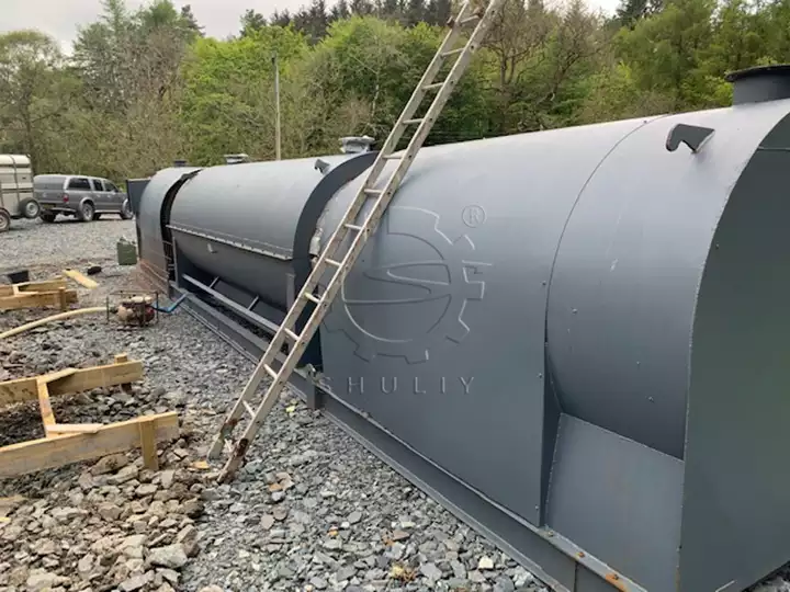 Instalación exitosa del horno de carbonización SL-1200 en el Reino Unido