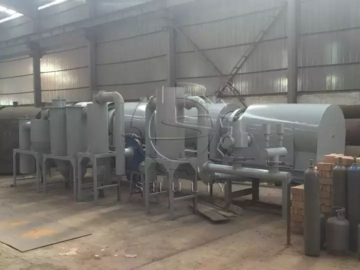 maquina para hacer carbon de coco