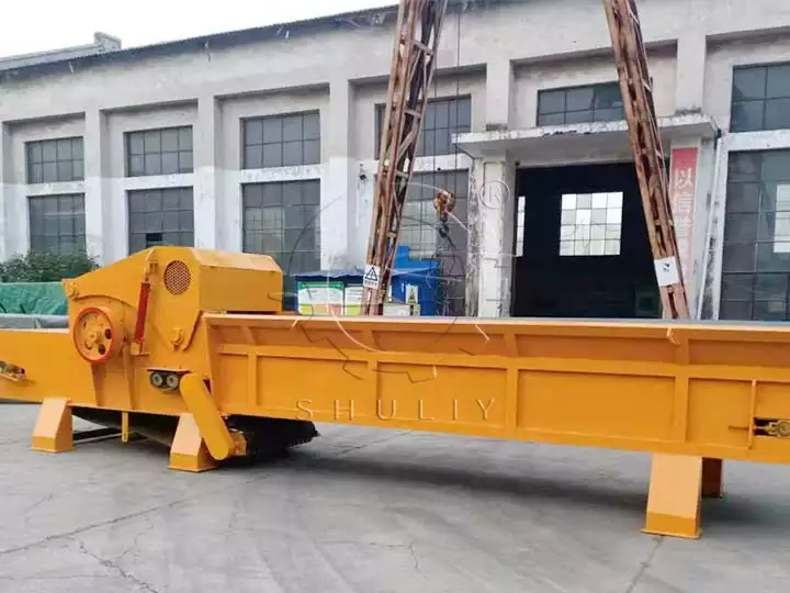 waste wood pallet crusher