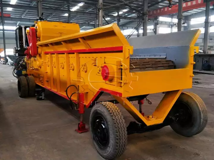 wood waste crusher machine