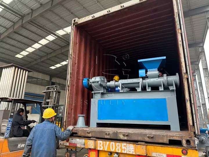 charcoal briquette extruder machine