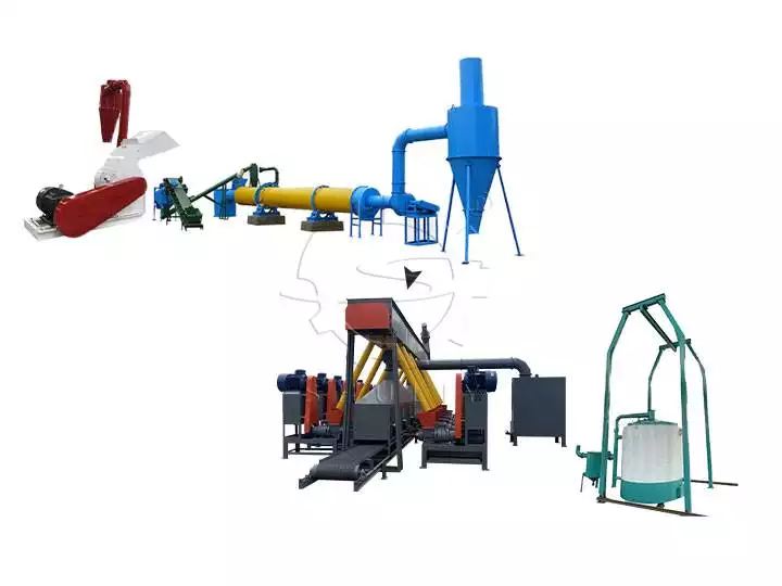 wood briquette charcoal production line