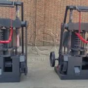 2 sets of honeycomb briquette press machines