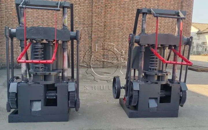 2 sets of honeycomb briquette press machines