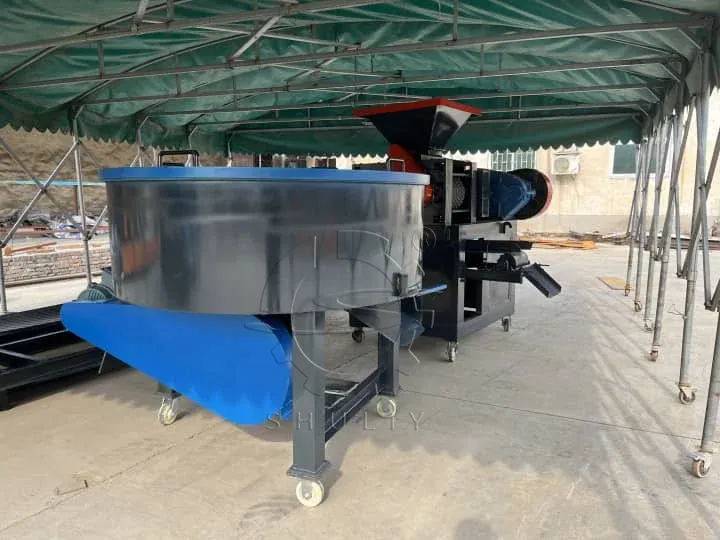 charcoal briquette press