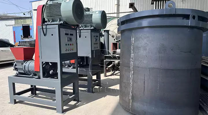 sawdust briquette charcoal making machine for sale