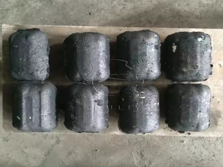 pillow charcoal briquettes