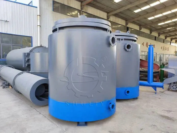 vertical charcoal furnace for sawdust briquette