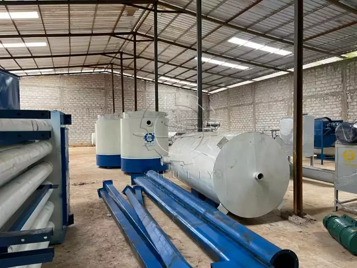 equipment in the charcoal production line