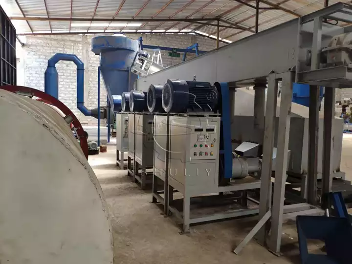 wood briquette charcoal production line