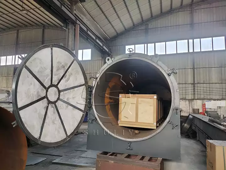 horizontal carbonization machine