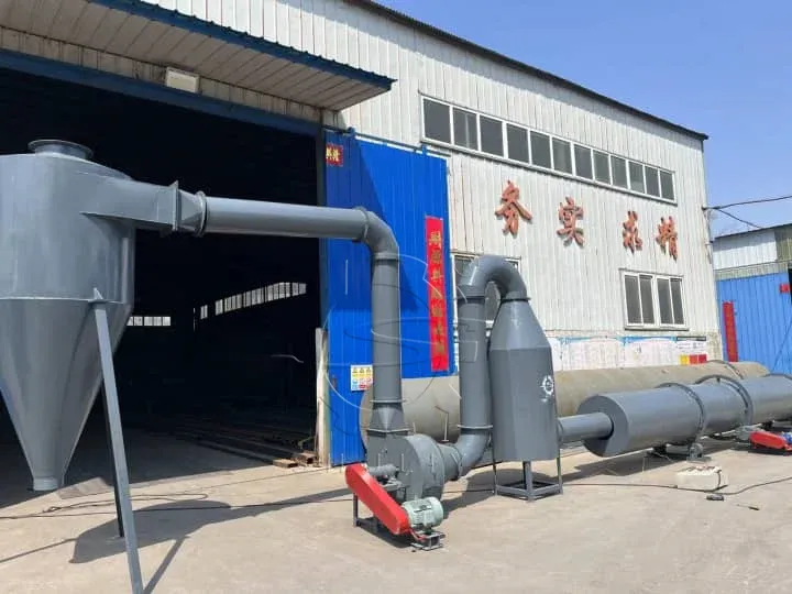 sawdust drum dryer in charcoal and biomass briquette production