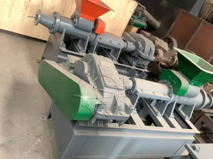 charcoal briquette machine used in charcoal production line