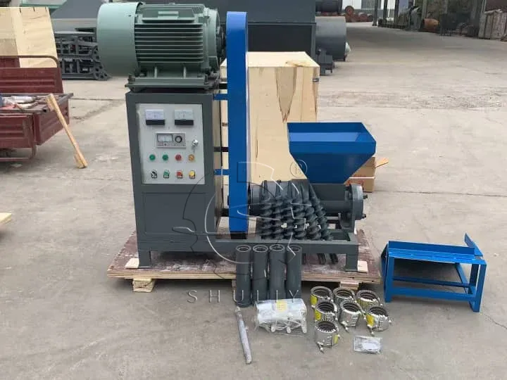 newly-made sawdust briquetting machine