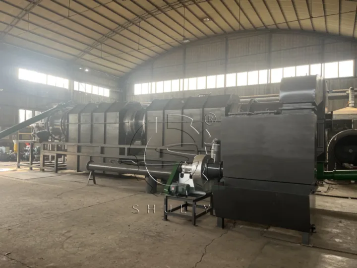 continuous charcoal making machine