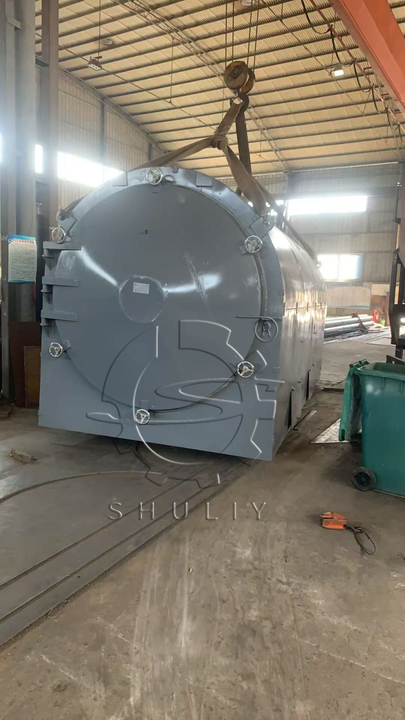 carbonization machine loading