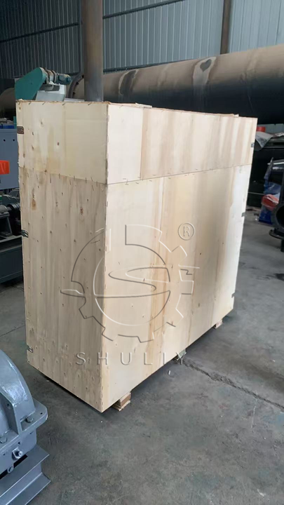 wood sawdust briquetting press ready for shipment