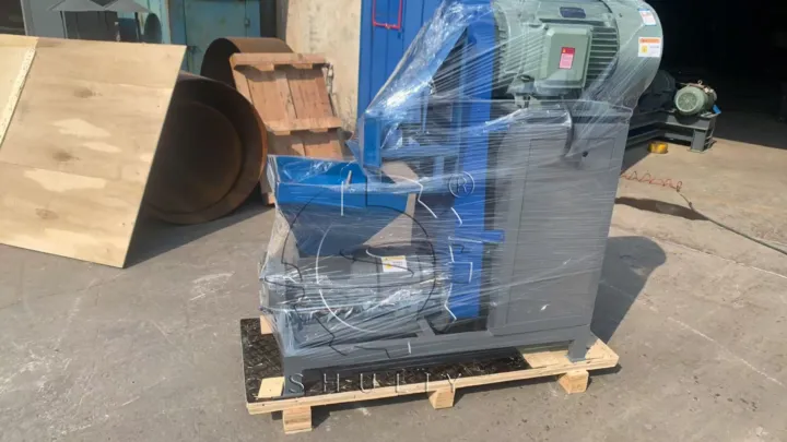 sawdust briquette press machine packing